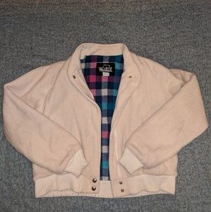 Vintage Cropped Woolrich Wool Coat